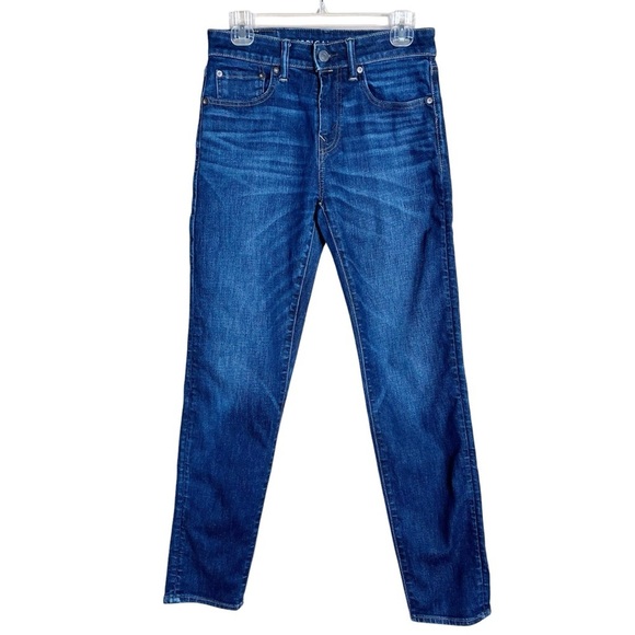 American Eagle Men’s 28x30 Jeans Dark Wash Straight Tapered Leg - Picture 1 of 9